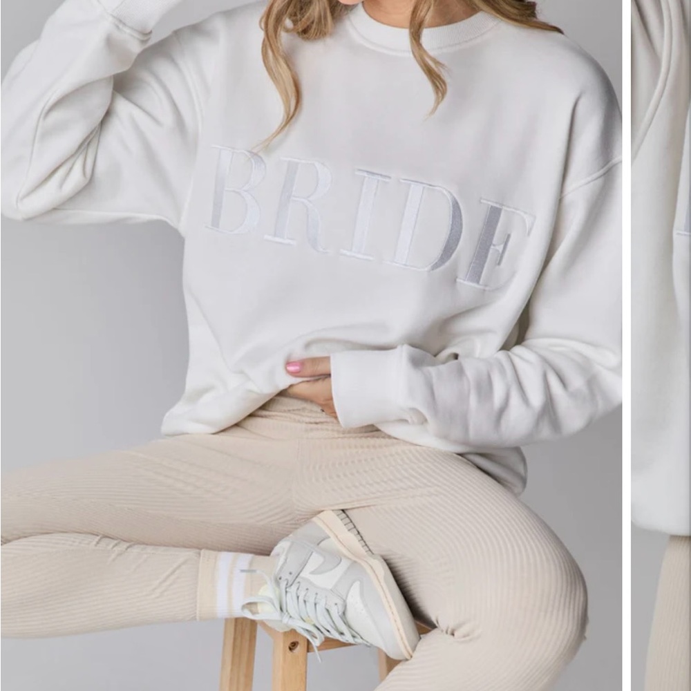 White Crew Neck Sweater